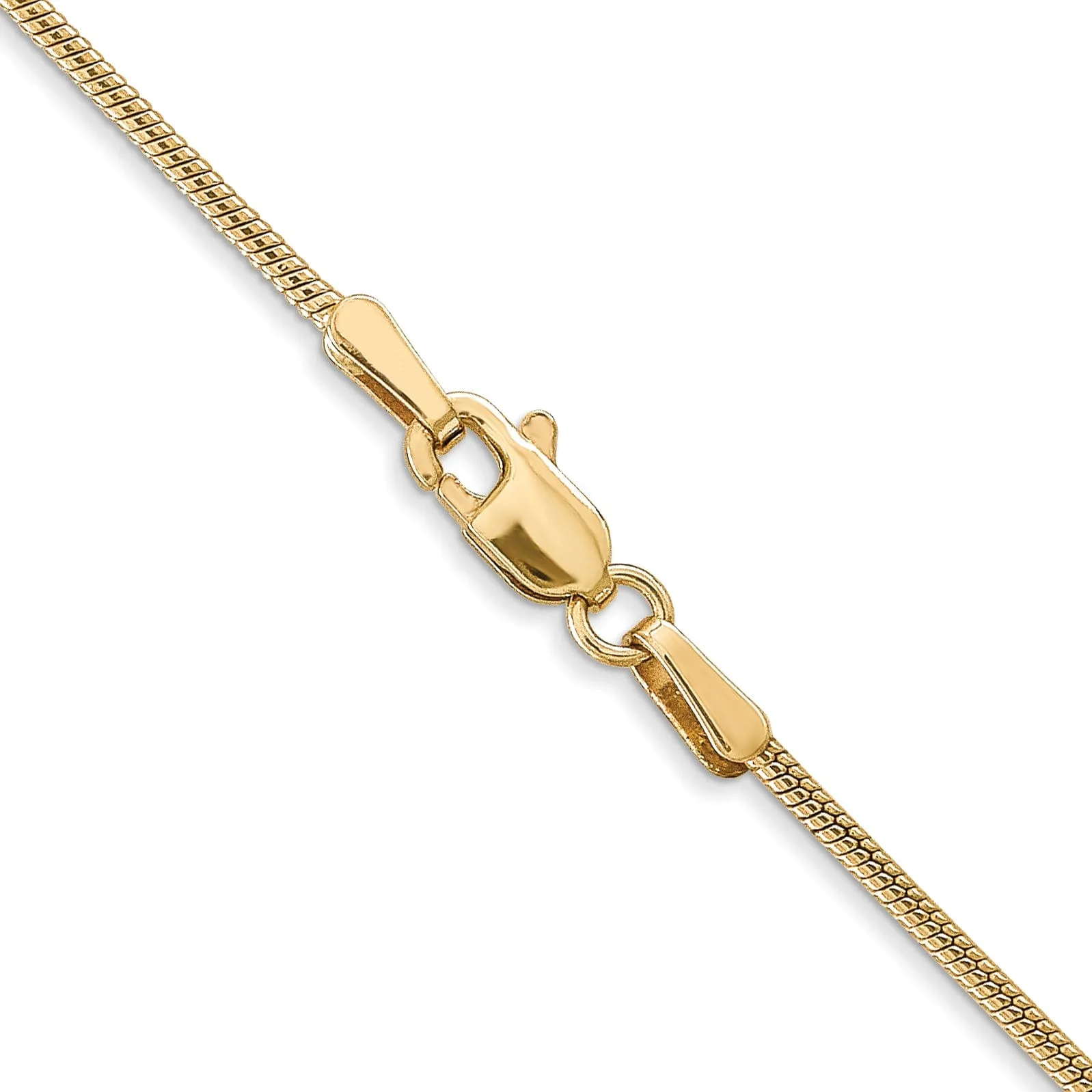 14k Yellow Gold 1.3 mm Snake