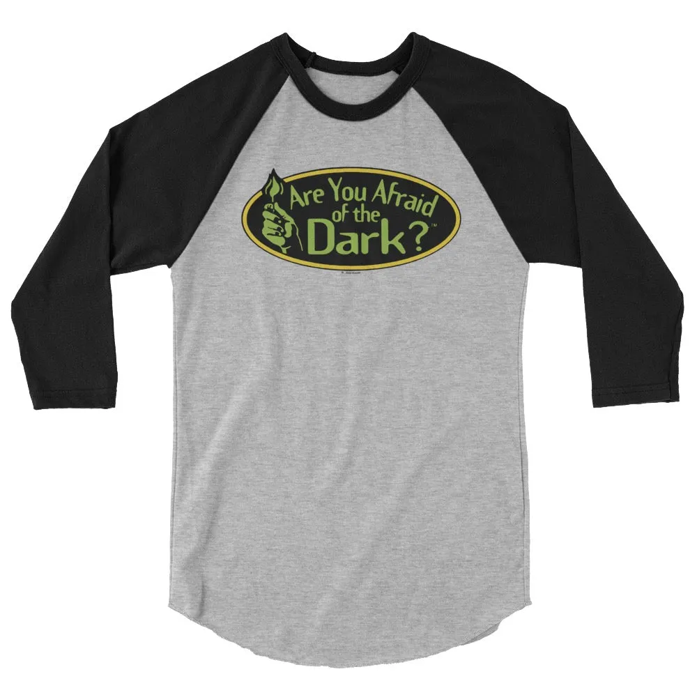 Are You Afraid of the Dark Original Logo Adult 3/4 Sleeve Raglan Shirt
