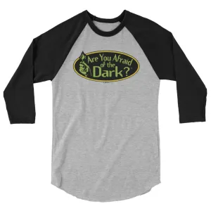 Are You Afraid of the Dark Original Logo Adult 3/4 Sleeve Raglan Shirt