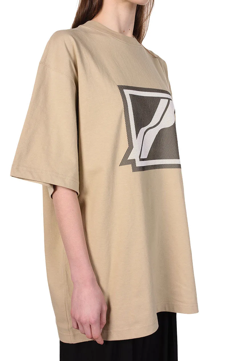 Beige Logo T-shirt