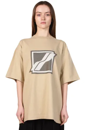 Beige Logo T-shirt