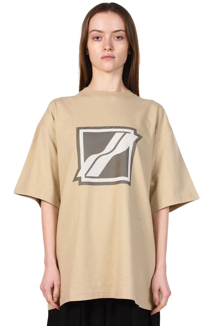 Beige Logo T-shirt