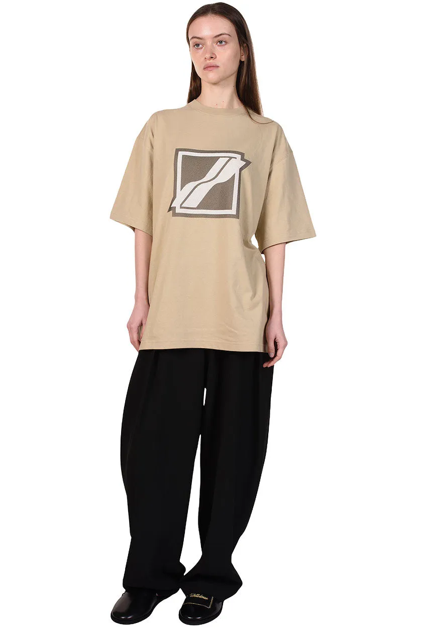 Beige Logo T-shirt