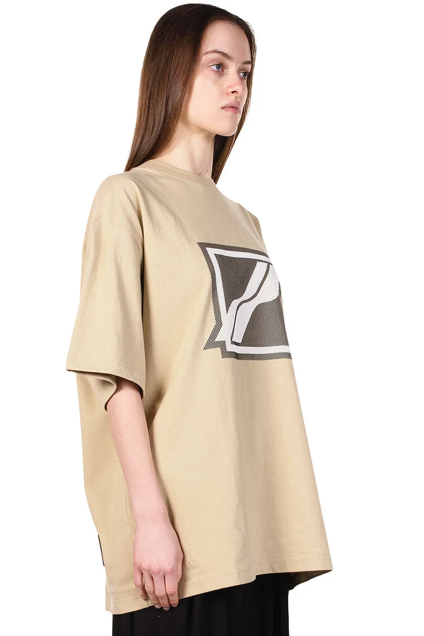 Beige Logo T-shirt