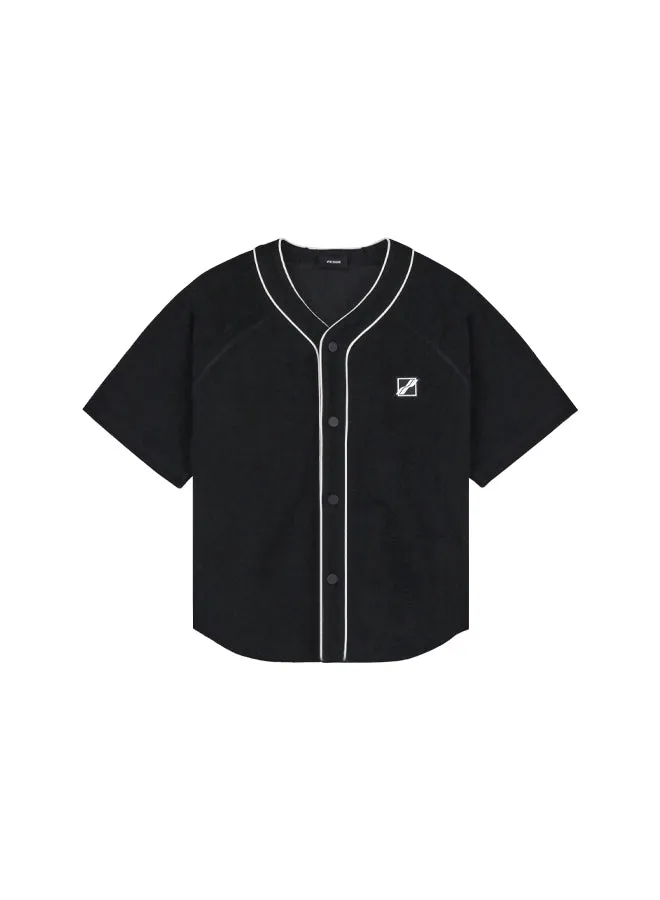 Black Baseball Jersey Shirt
