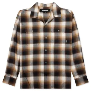 Blockombre L/S Shirt - Brown