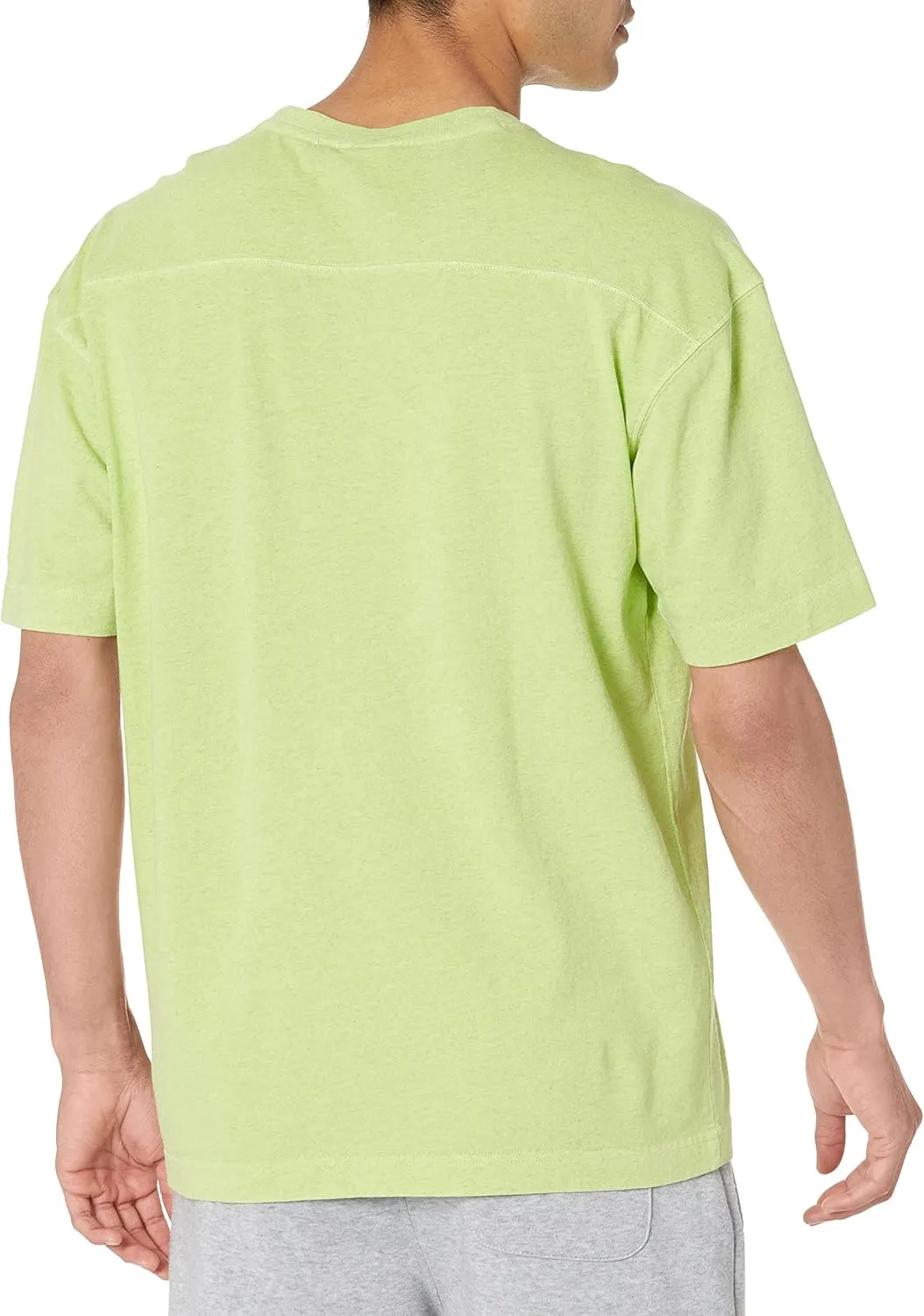 BOSS Men's Faded Effect Oversized Jersey Shirt