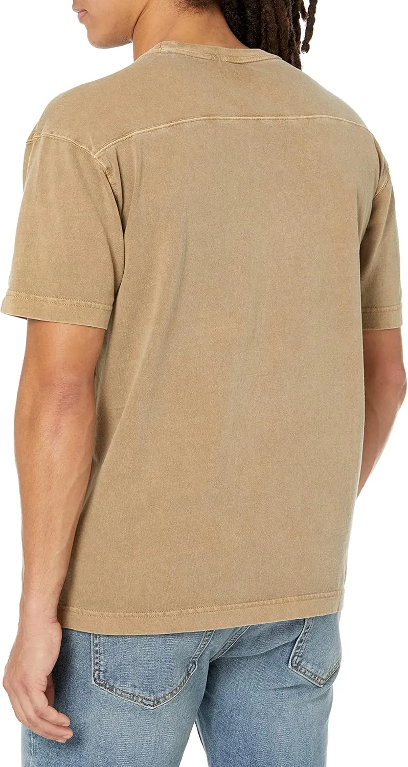 BOSS Men's Faded Effect Oversized Jersey Shirt