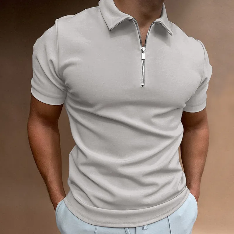 Brooke | Zip-Up Polo