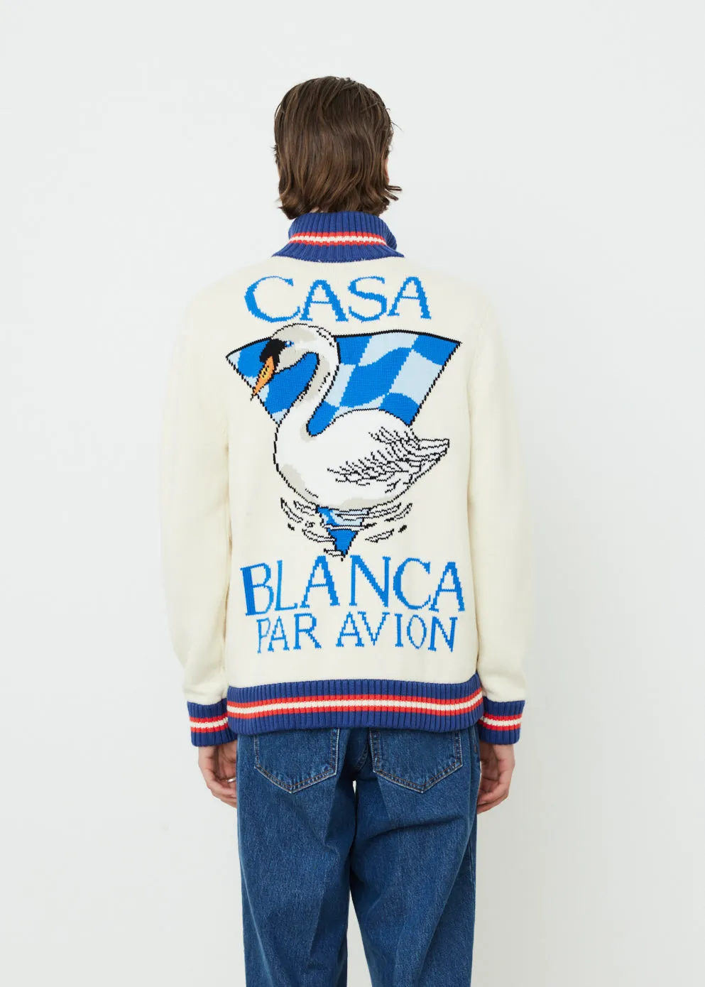 Casa Swan Zip Up Jacket