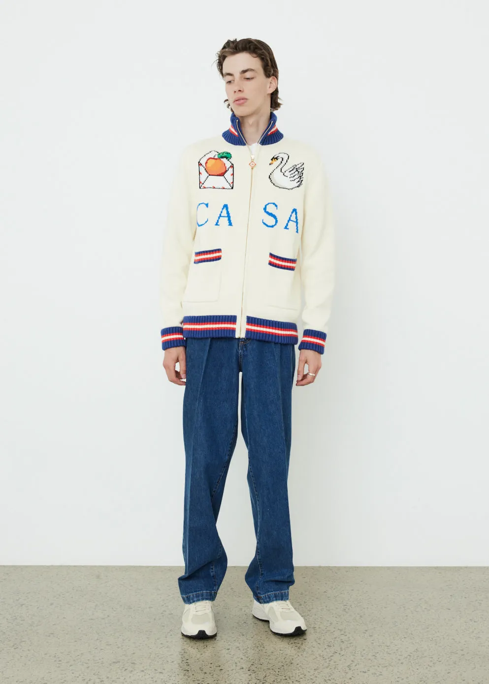 Casa Swan Zip Up Jacket