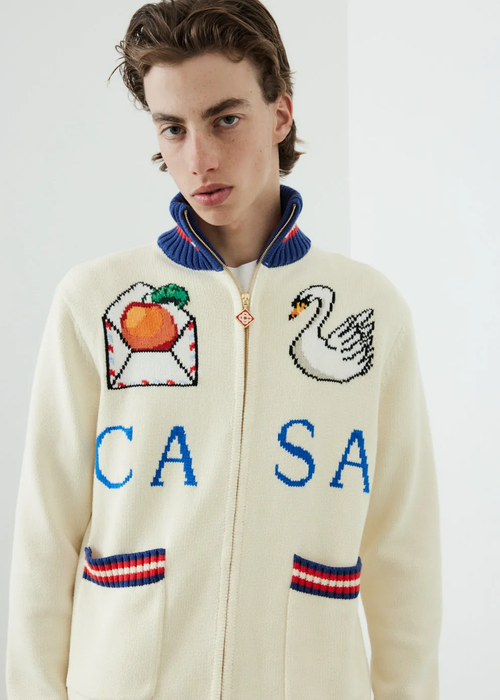 Casa Swan Zip Up Jacket