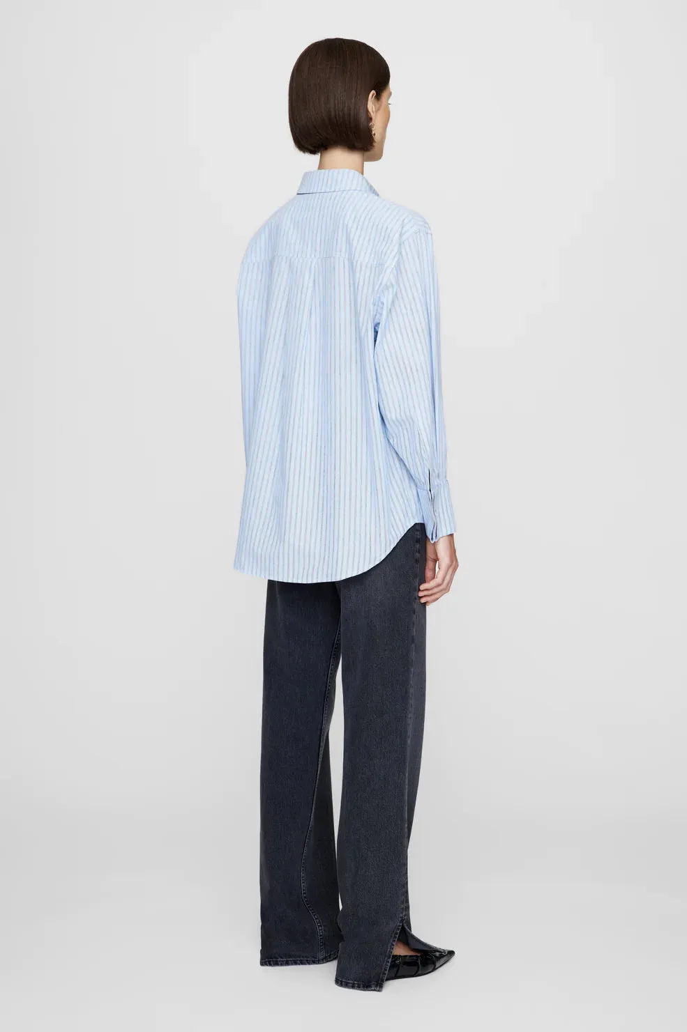 Catherine Shirt Blue And White Stripe