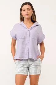 Dear John Cali crop Gauge Shirt