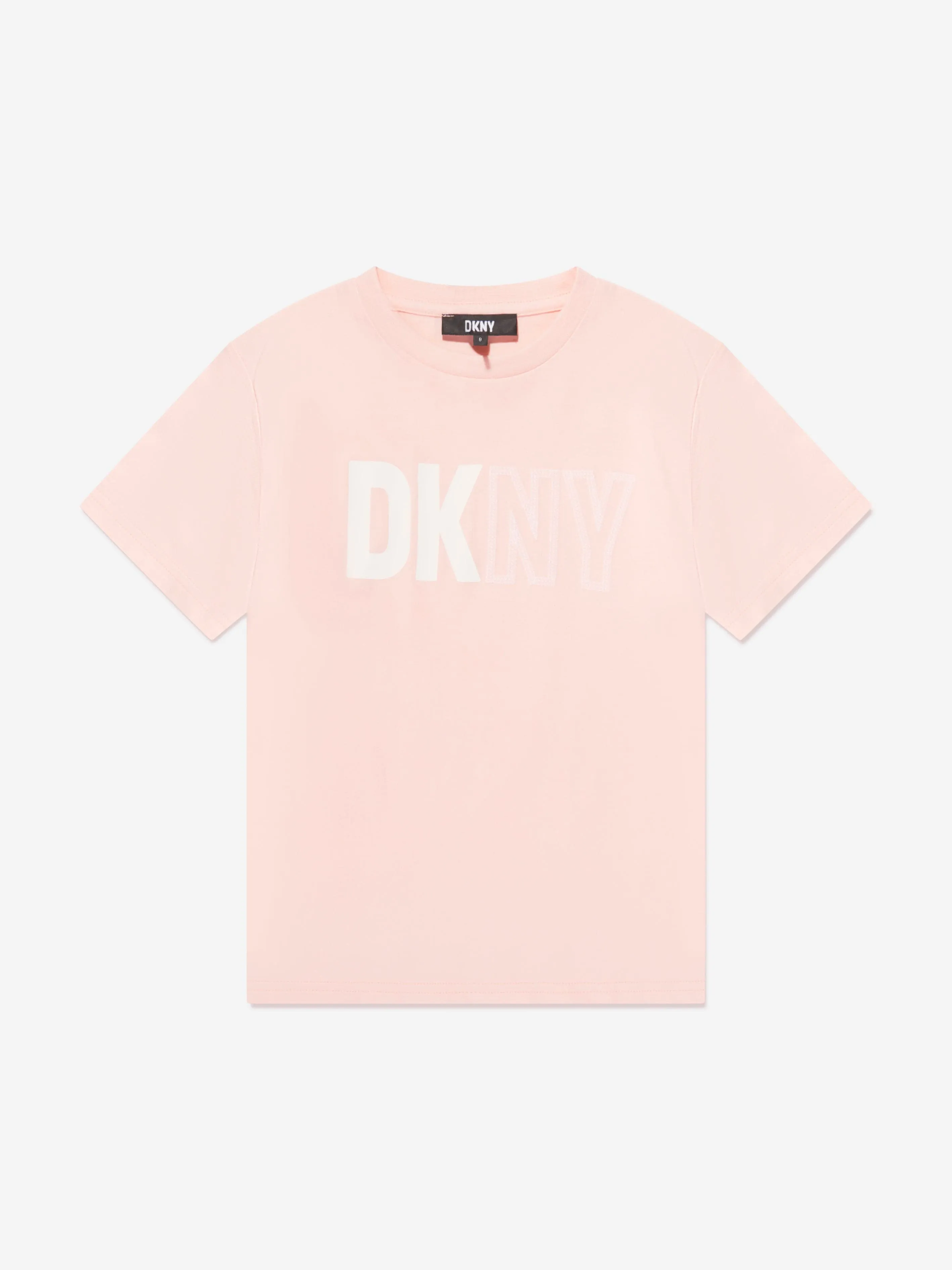 DKNY Kids Logo T-Shirt in Pink