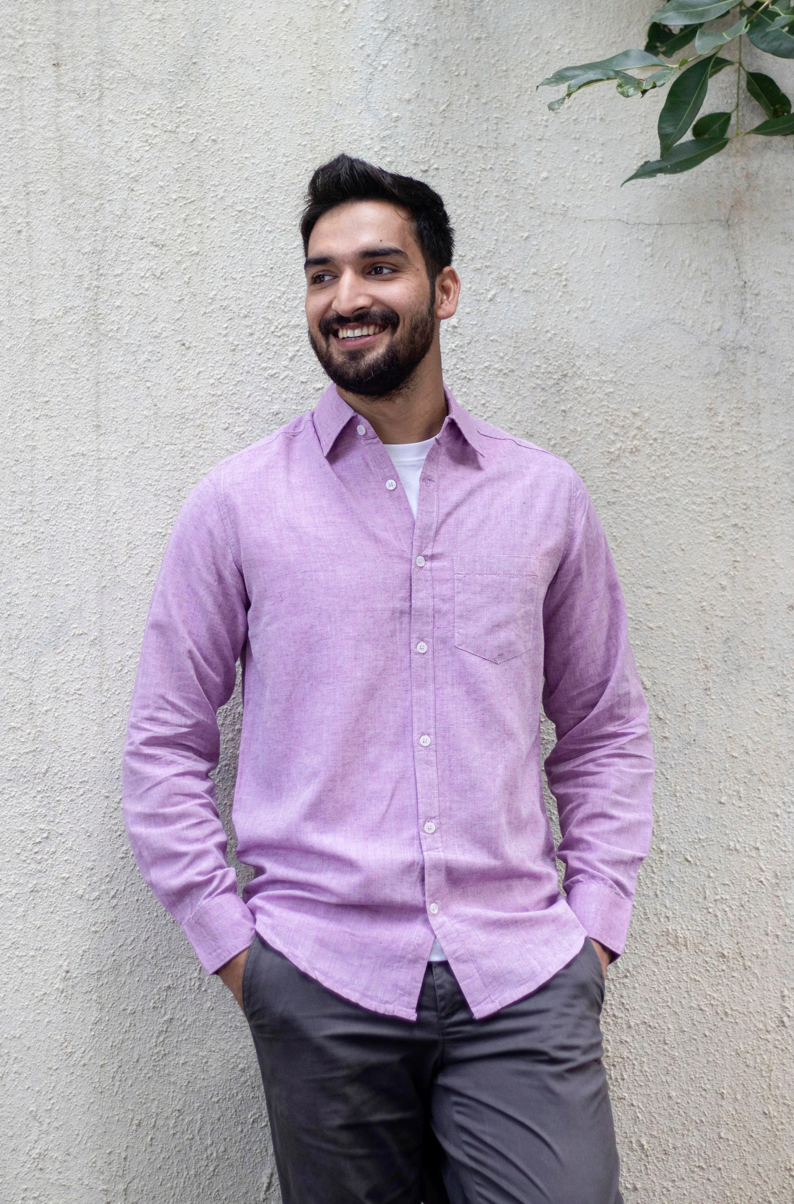Earthy Route Lavender · full sleeve shirt