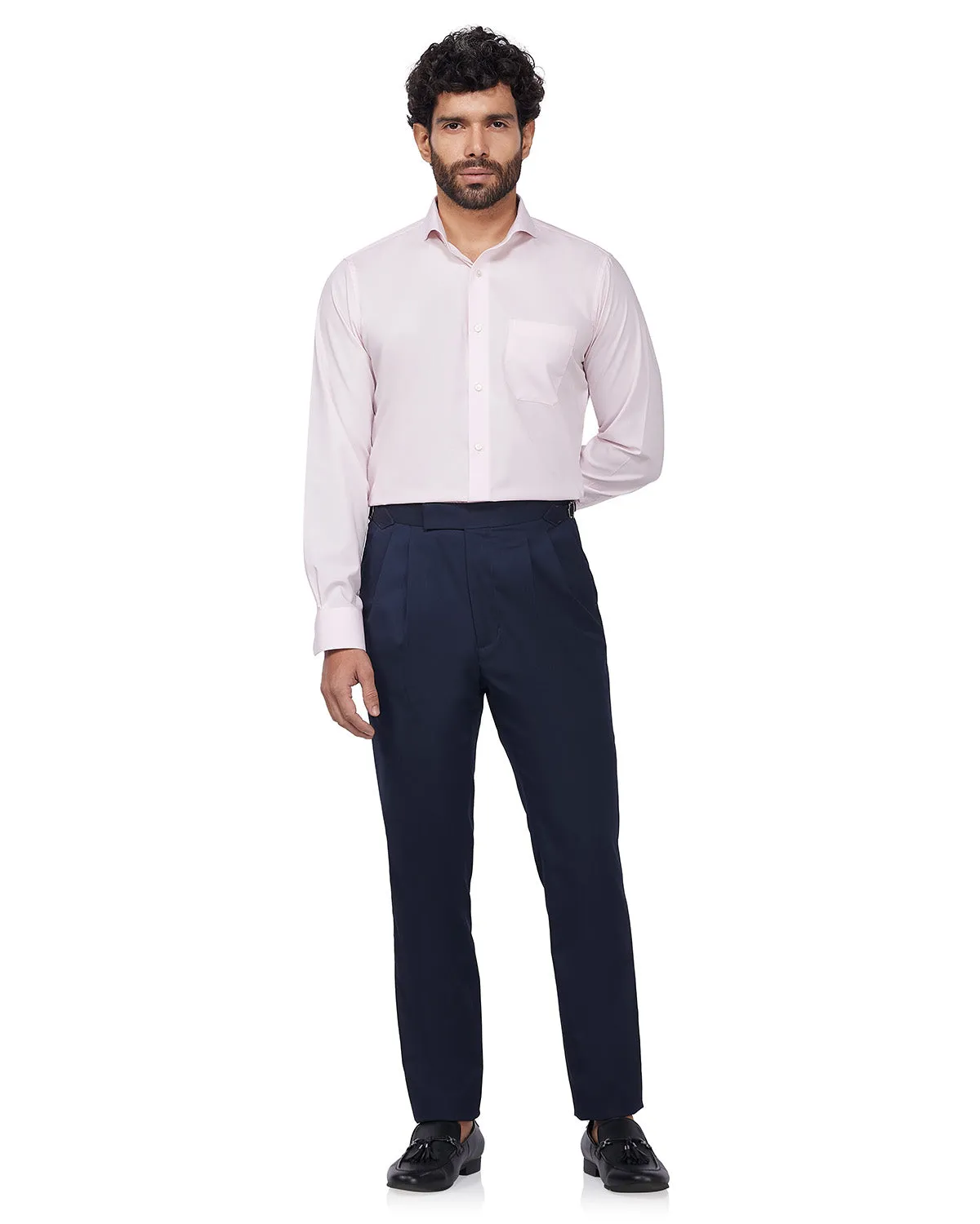Easy-Care Cotton Oxford Shirt - Pink