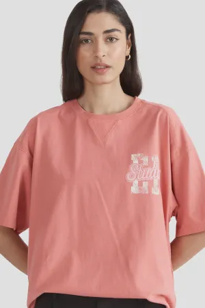 EP Captain Oversized Tee Cinnabar