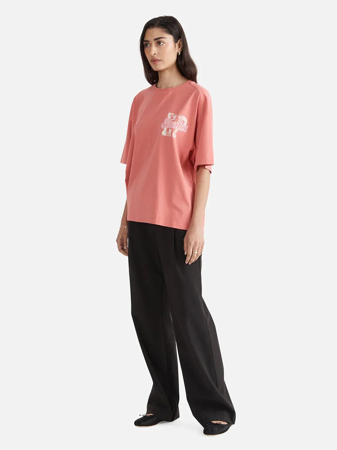 EP Captain Oversized Tee Cinnabar