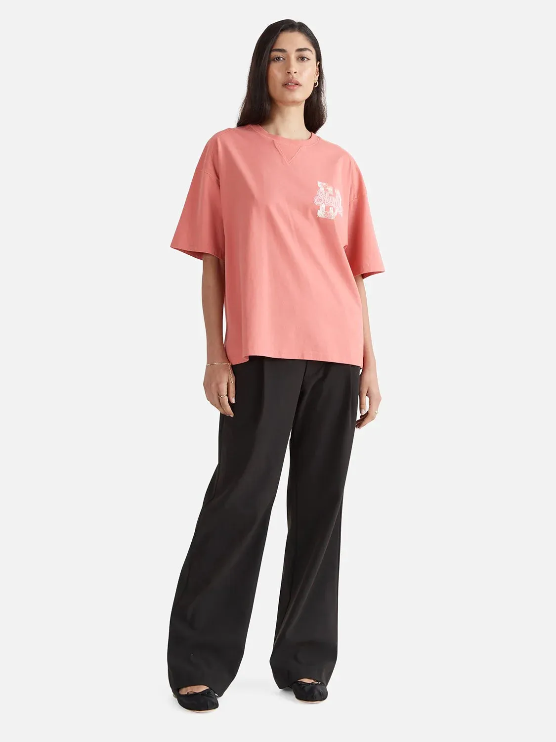 EP Captain Oversized Tee Cinnabar