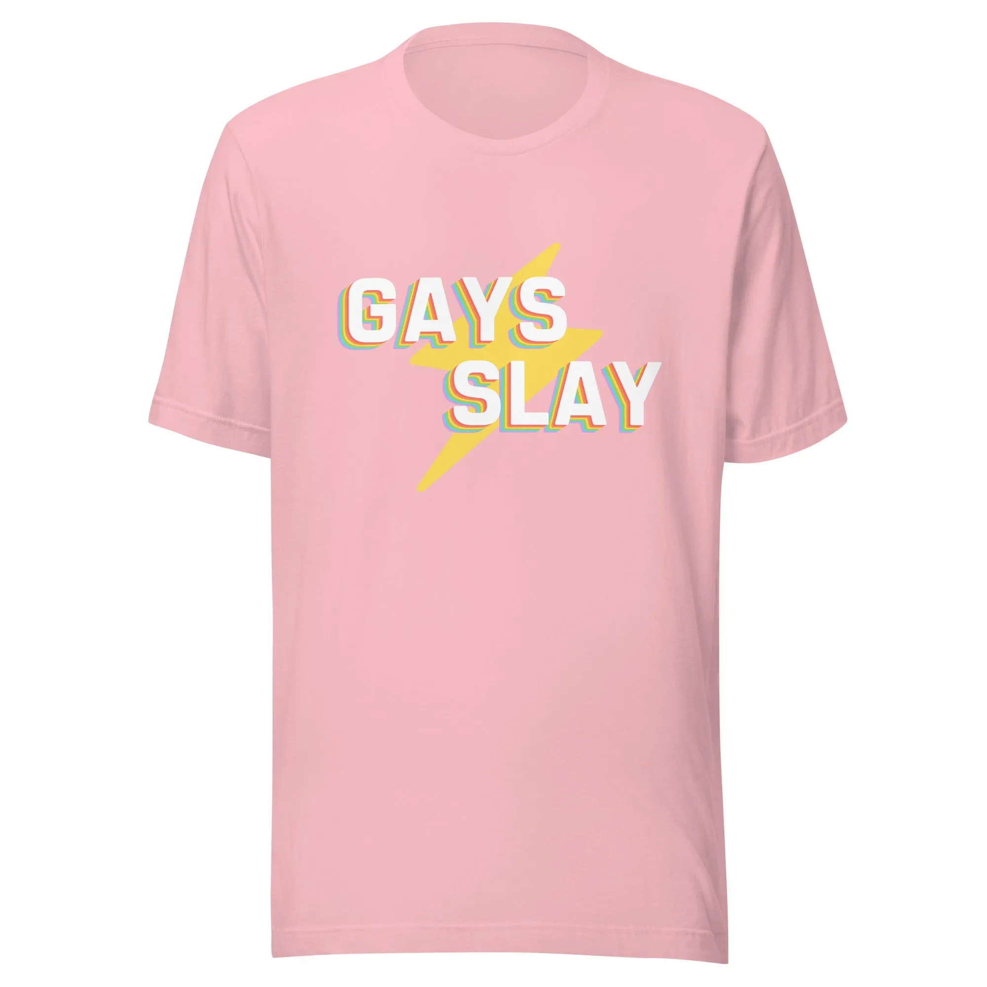 Gays Slay Lightning Unisex T-shirt