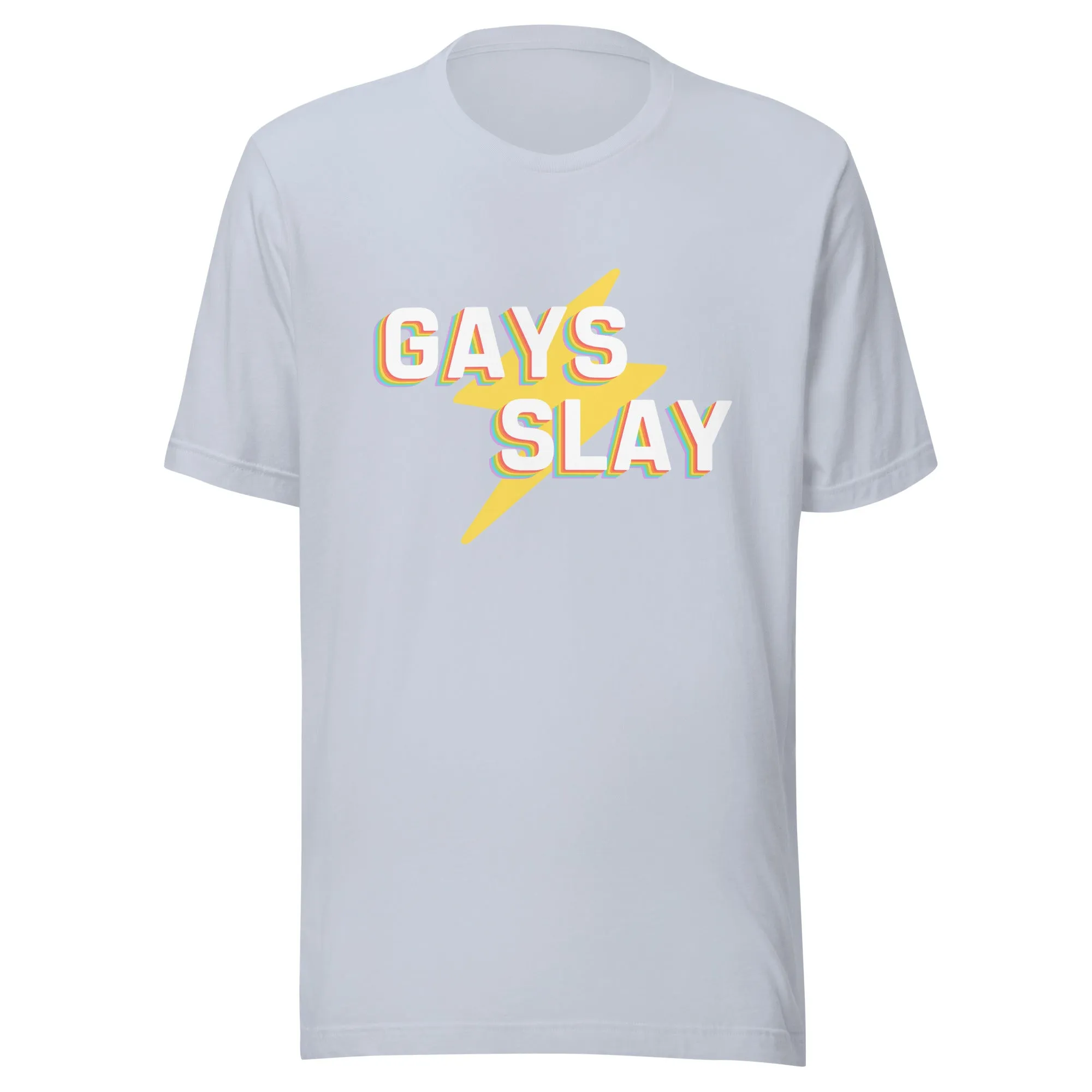Gays Slay Lightning Unisex T-shirt