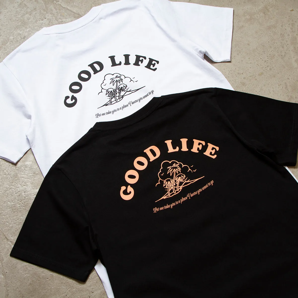 Good Life  - Oversized Tshirt - White