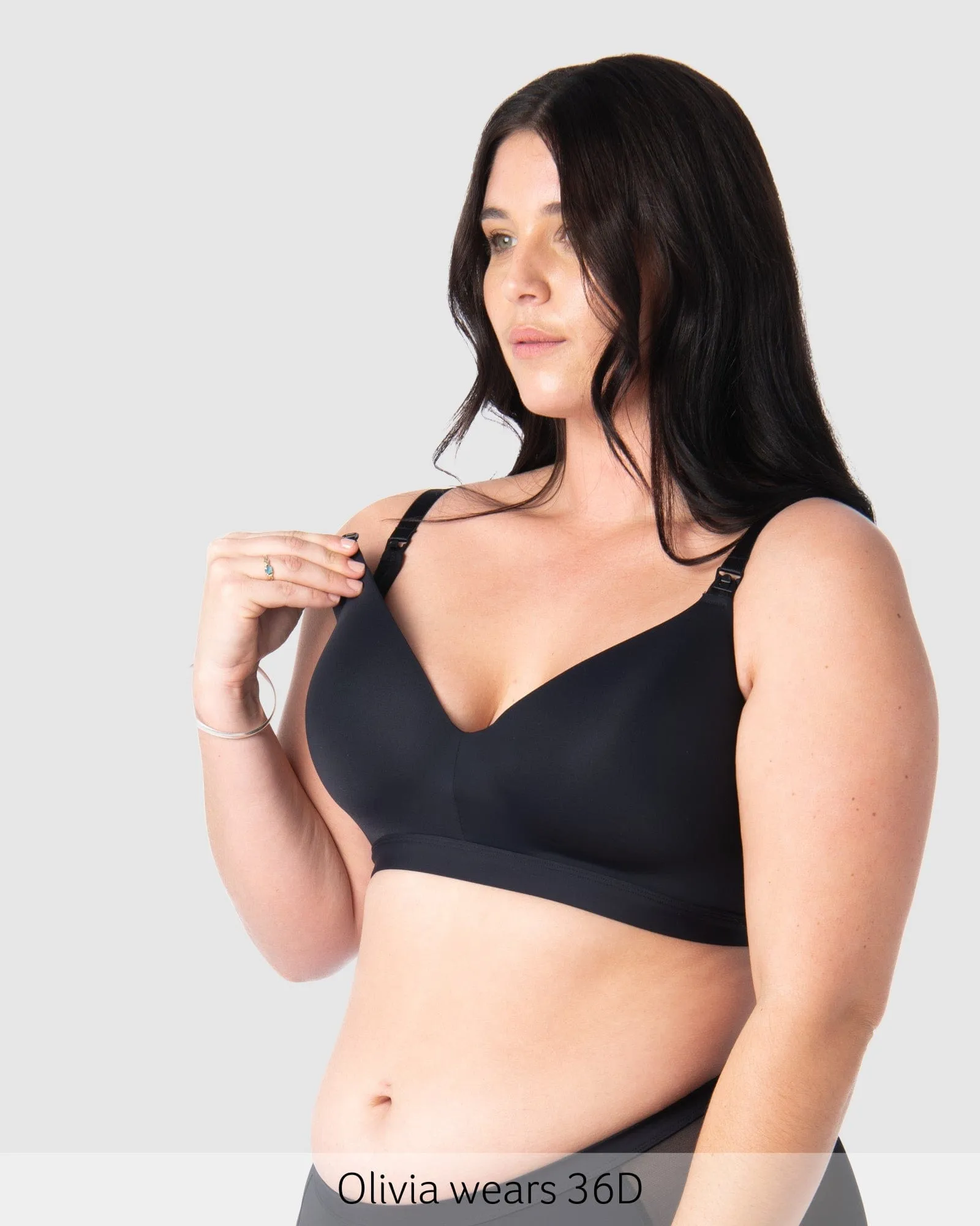 Infinite T-Shirt Nursing Bra - Black