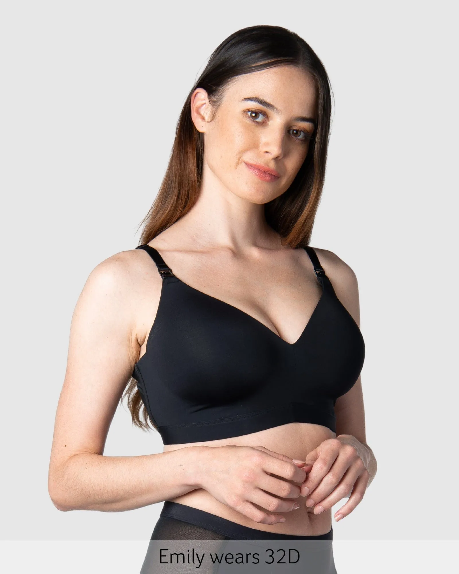 Infinite T-Shirt Nursing Bra - Black