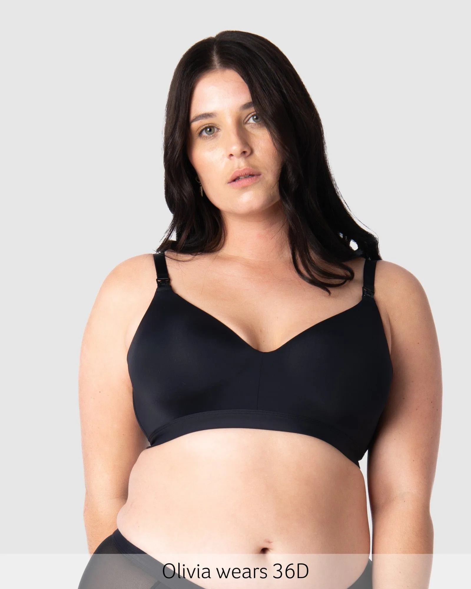Infinite T-Shirt Nursing Bra - Black