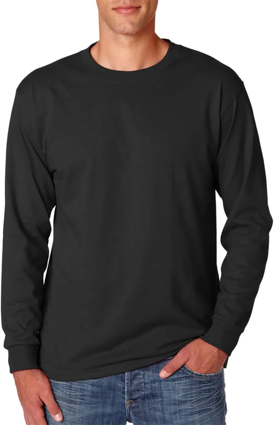 Jerzees Men's Dri-Power Long Sleeve T-Shirt Multipack