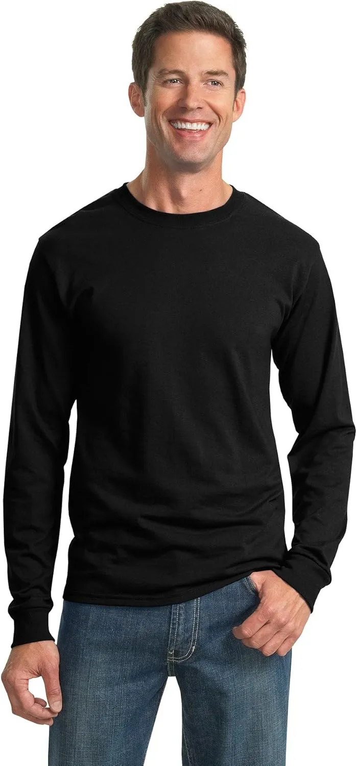 Jerzees Men's Dri-Power Long Sleeve T-Shirt Multipack