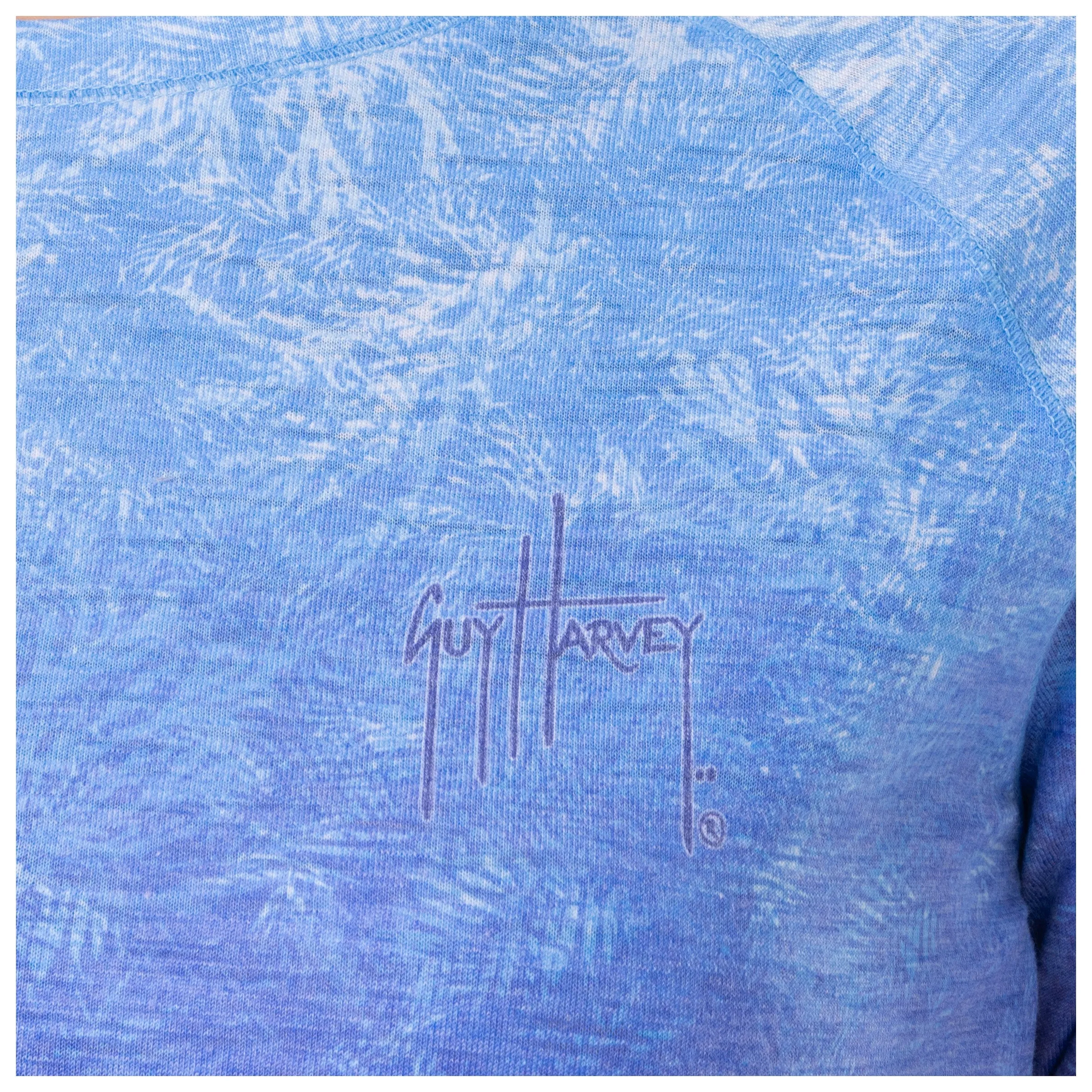 Ladies Sailfish Scribble Long Sleeve Raglan Slub Shirt