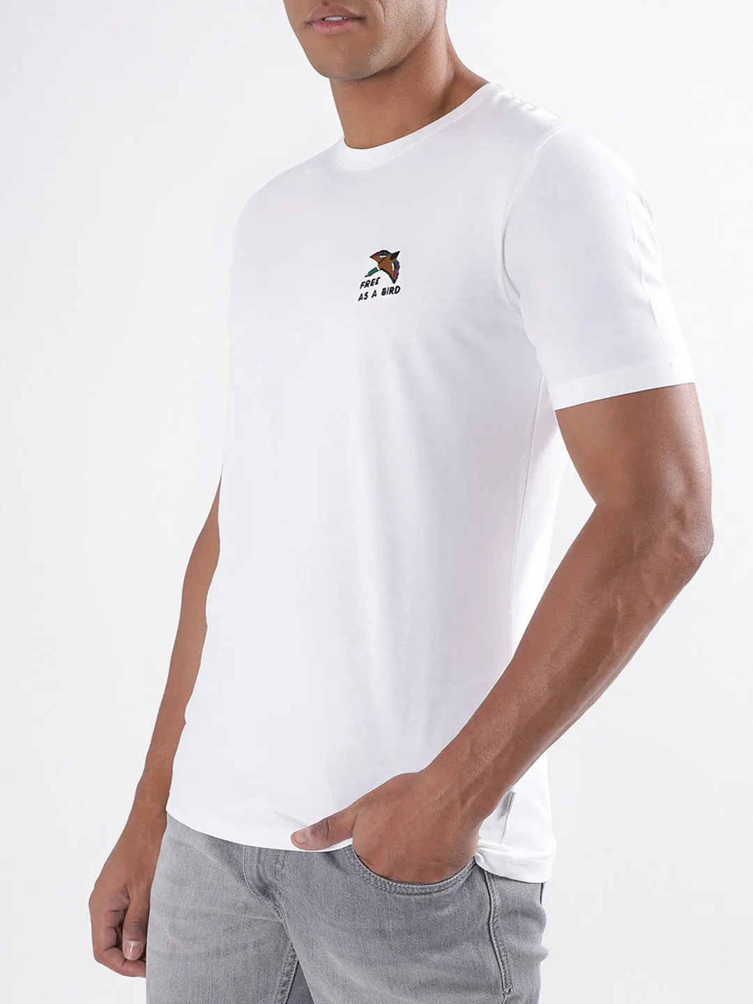 Lindbergh White Relaxed Fit T-Shirt