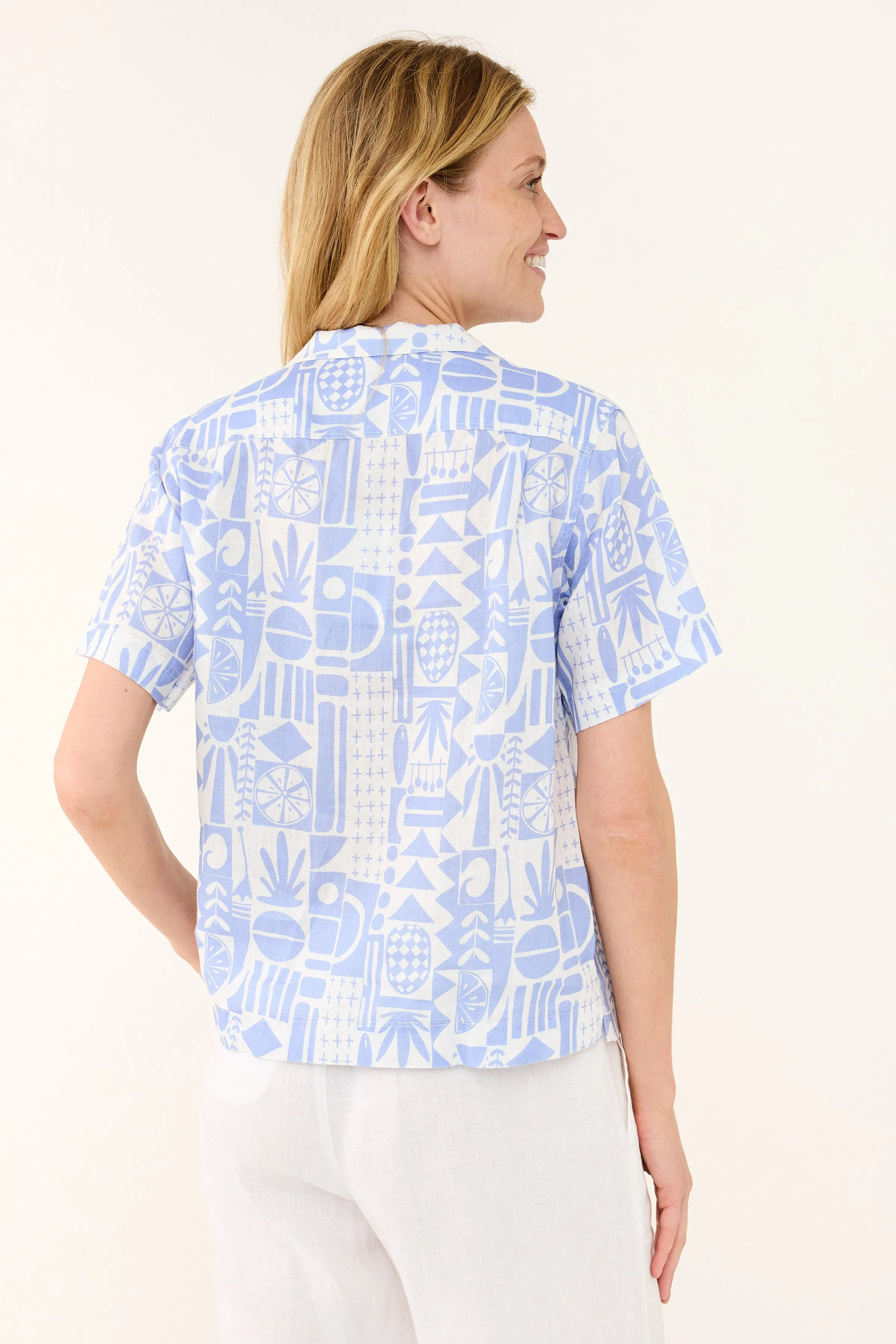 Maddie Camp Shirt - Lavender Limin