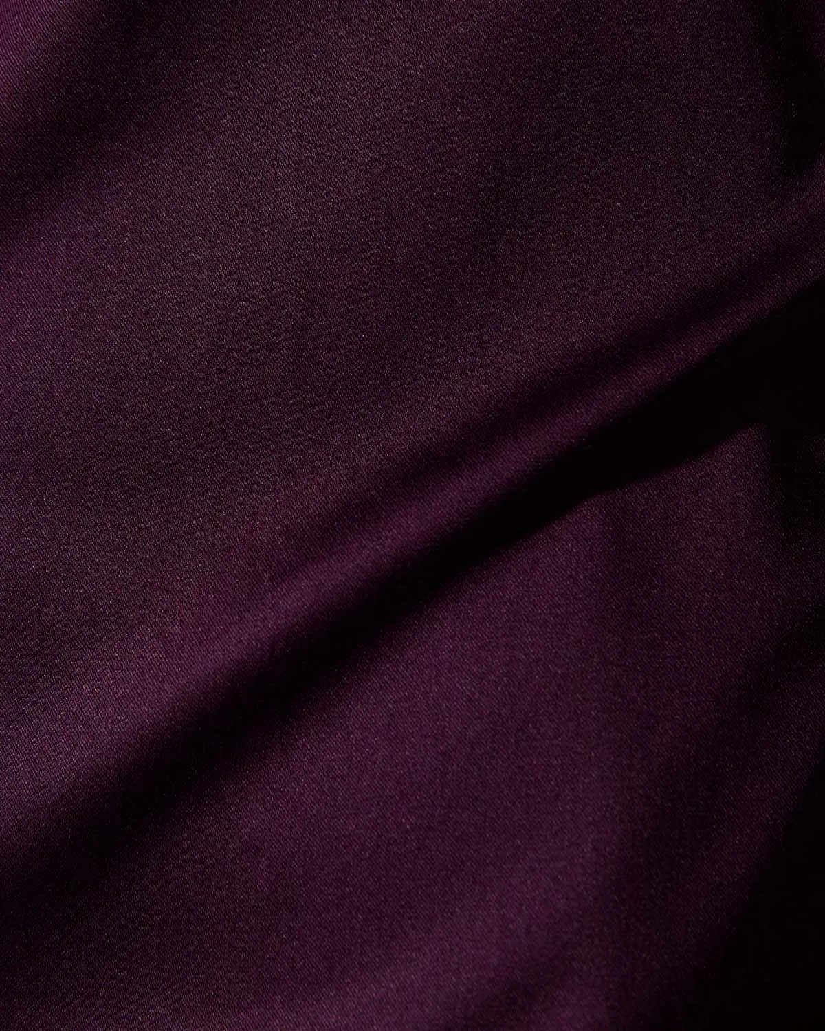 Maroon Stretch Satin Shirt