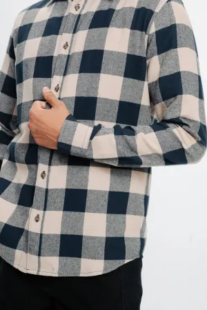 Men's Black Checkered Shirt