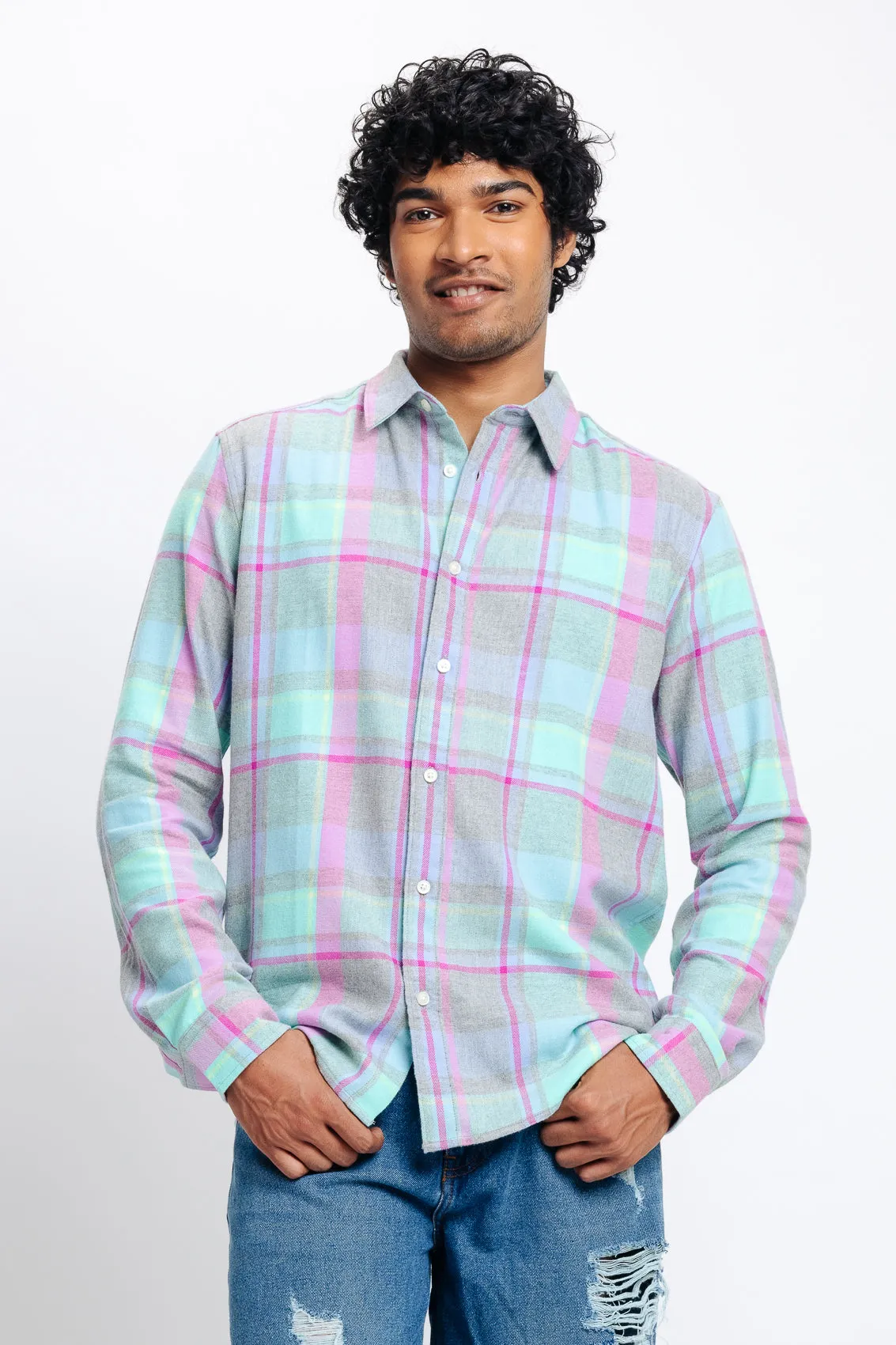 Men's Regular Checkered Shirt