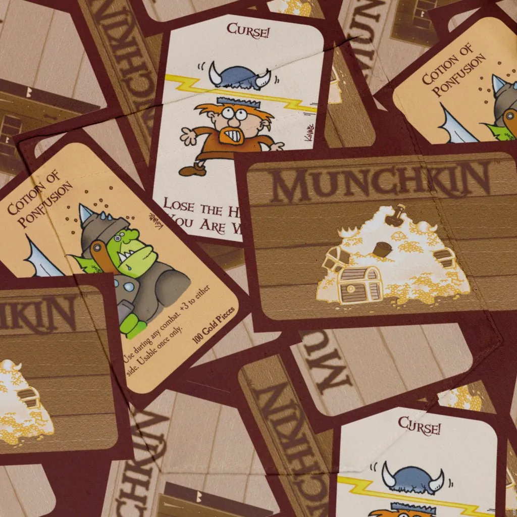 Munchkin Card Collage Button Up Shirt