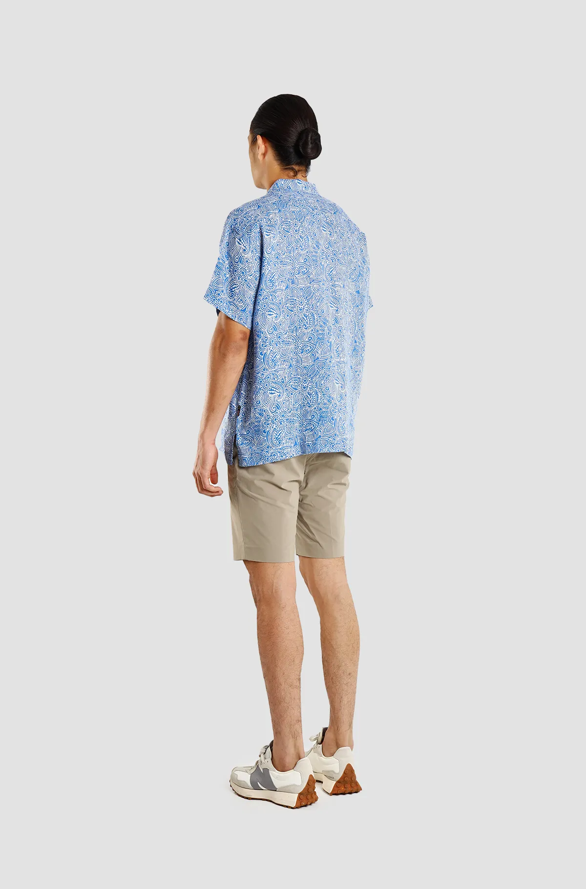 My Linen Embellish Flower in Snorkel Blue