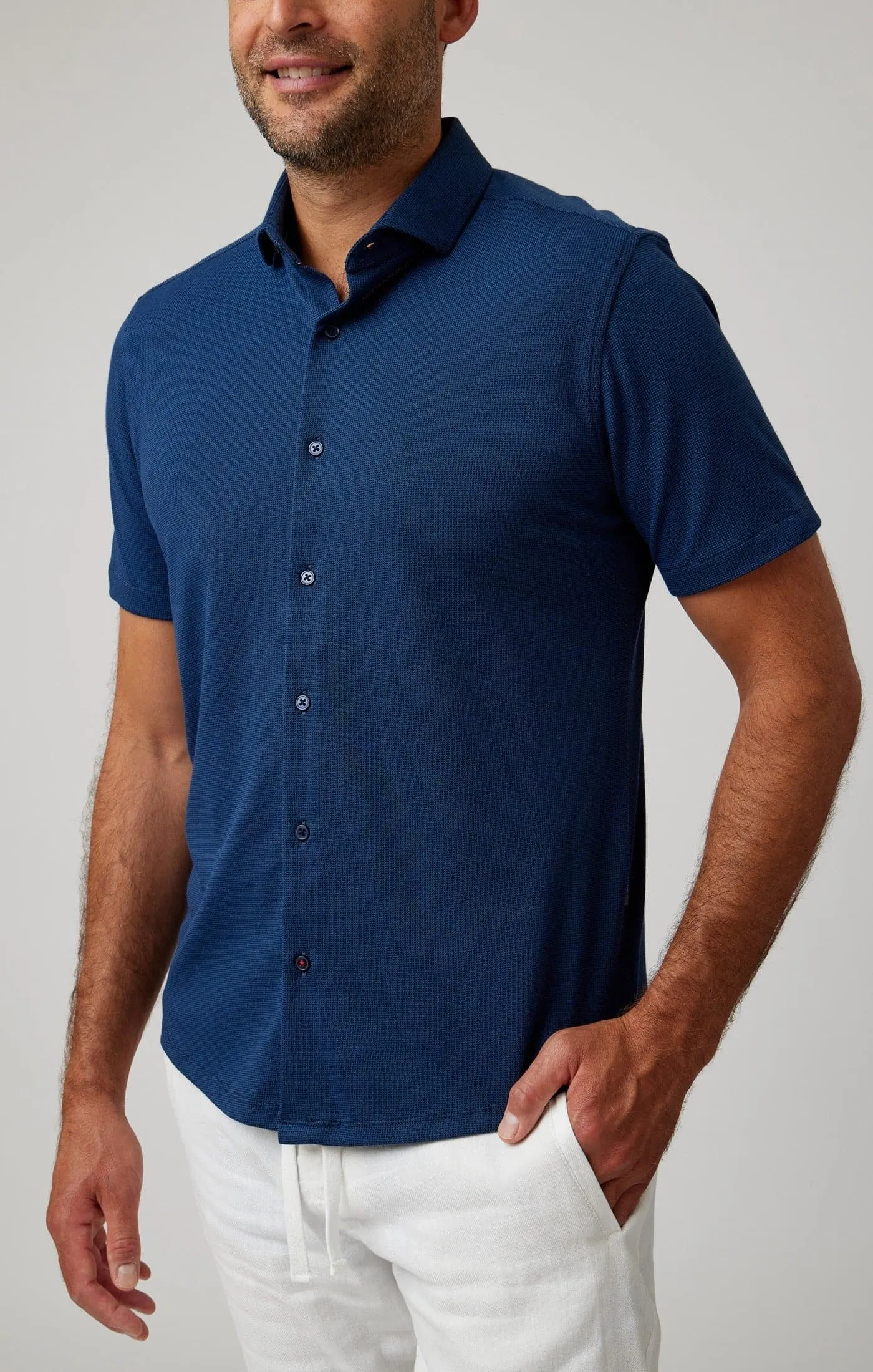 Navy Short Sleeve T-Series Shirt