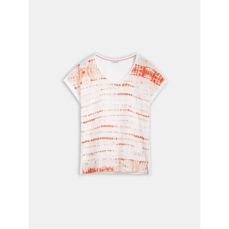 PERFECT V-NECK TIE-DYE SHIRT