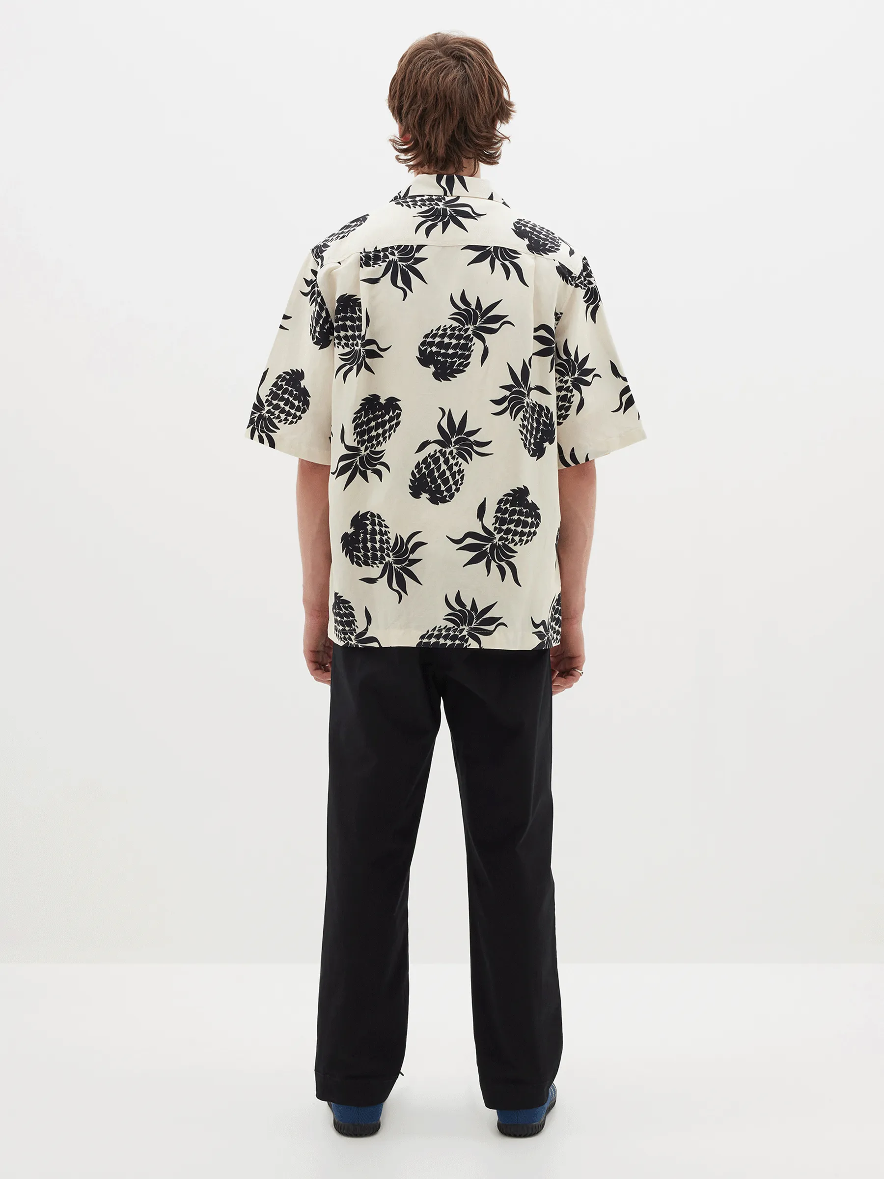printed vacation short sleeve shirt