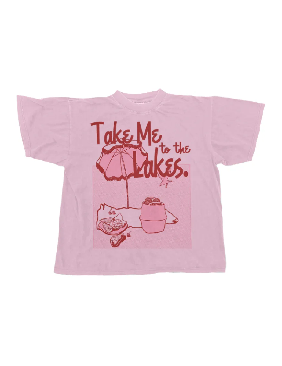 "Take Me To The Lakes" Oversized T-Shirt