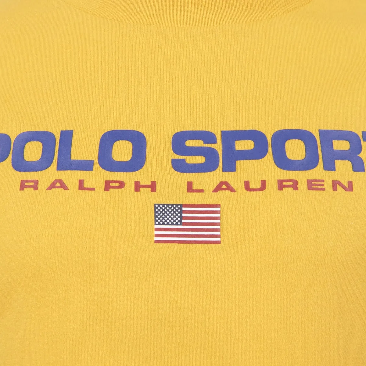 Ralph Lauren Boys Yellow Jersey Polo Sport T-Shirt