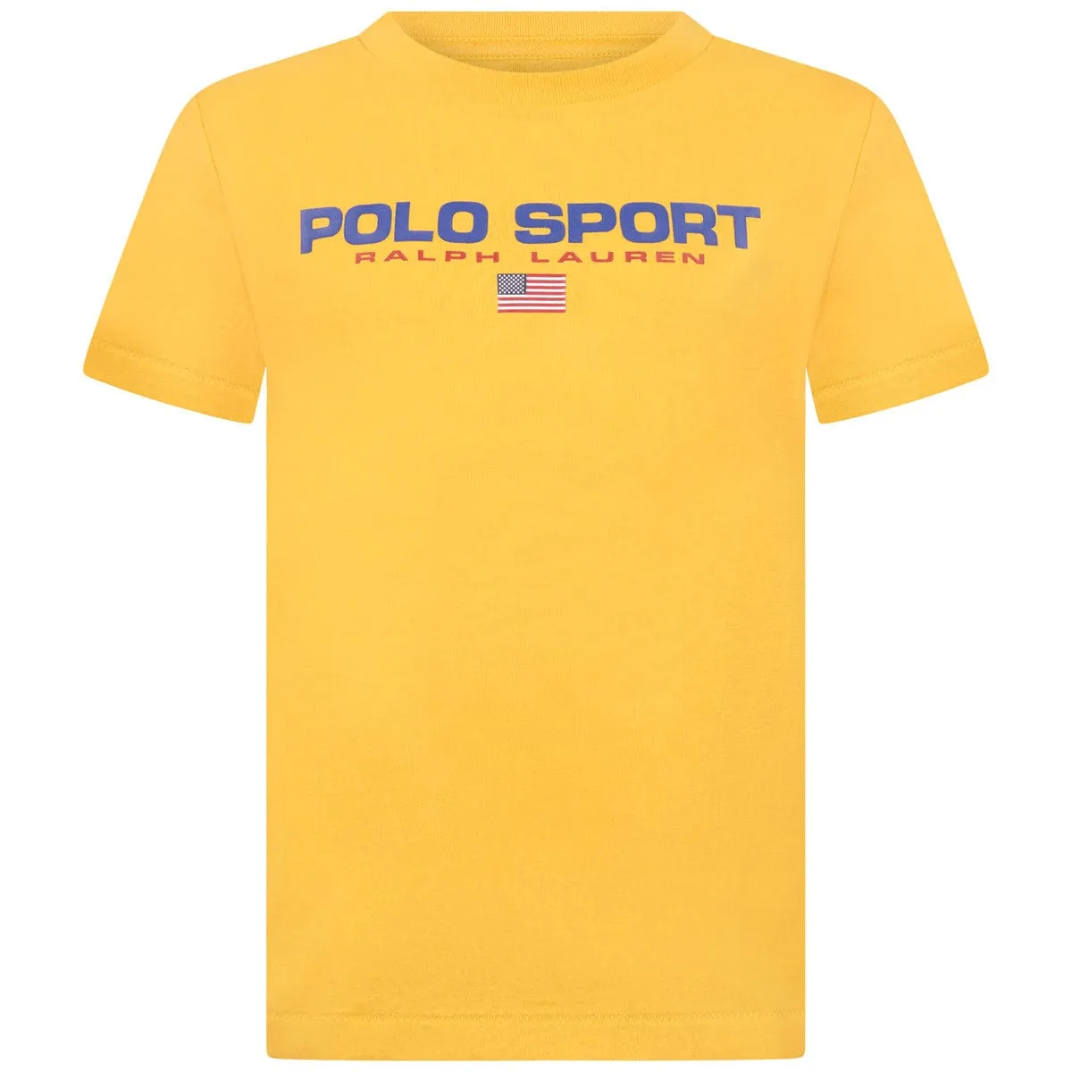 Ralph Lauren Boys Yellow Jersey Polo Sport T-Shirt