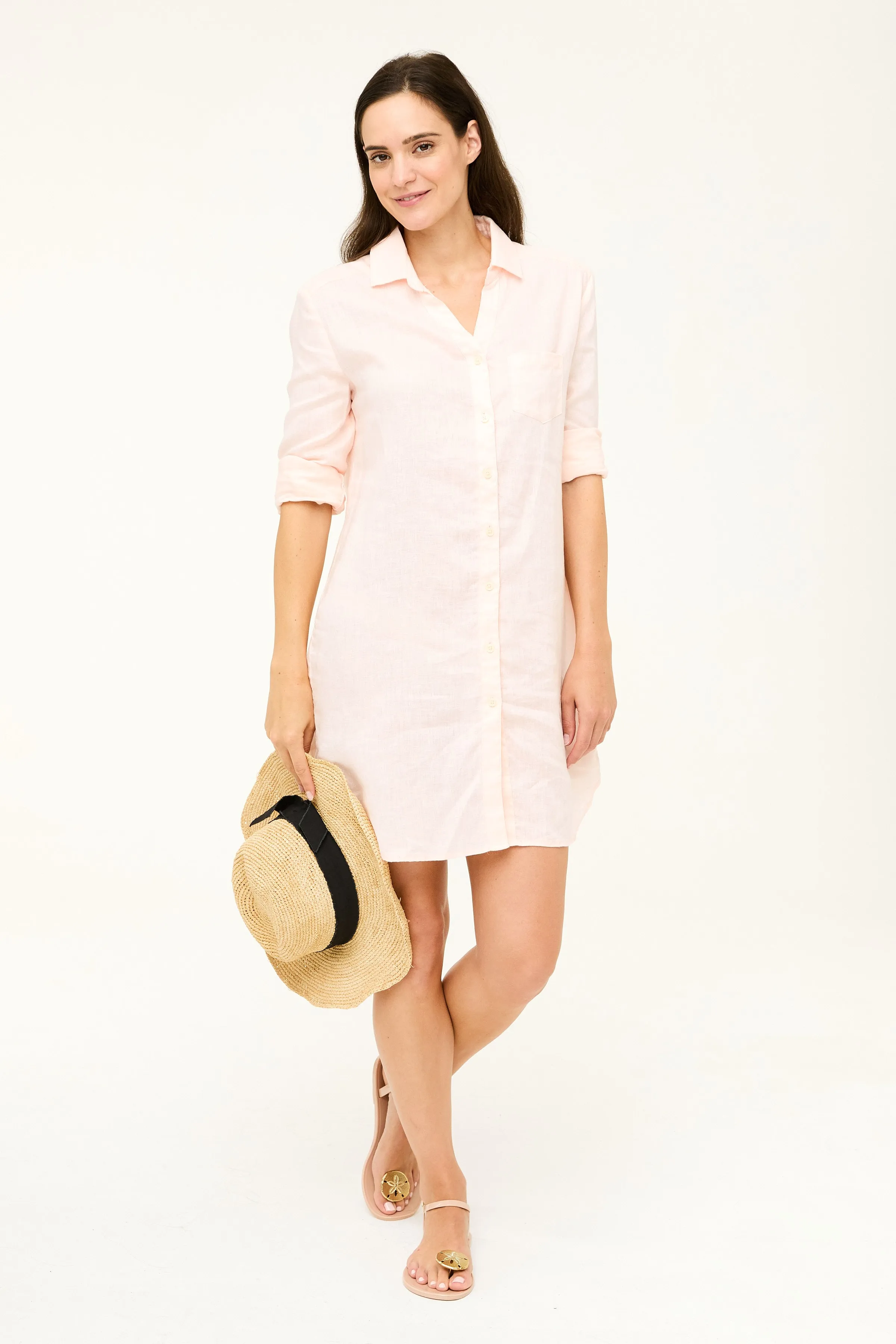 Rebecca Dress - Barely Pink