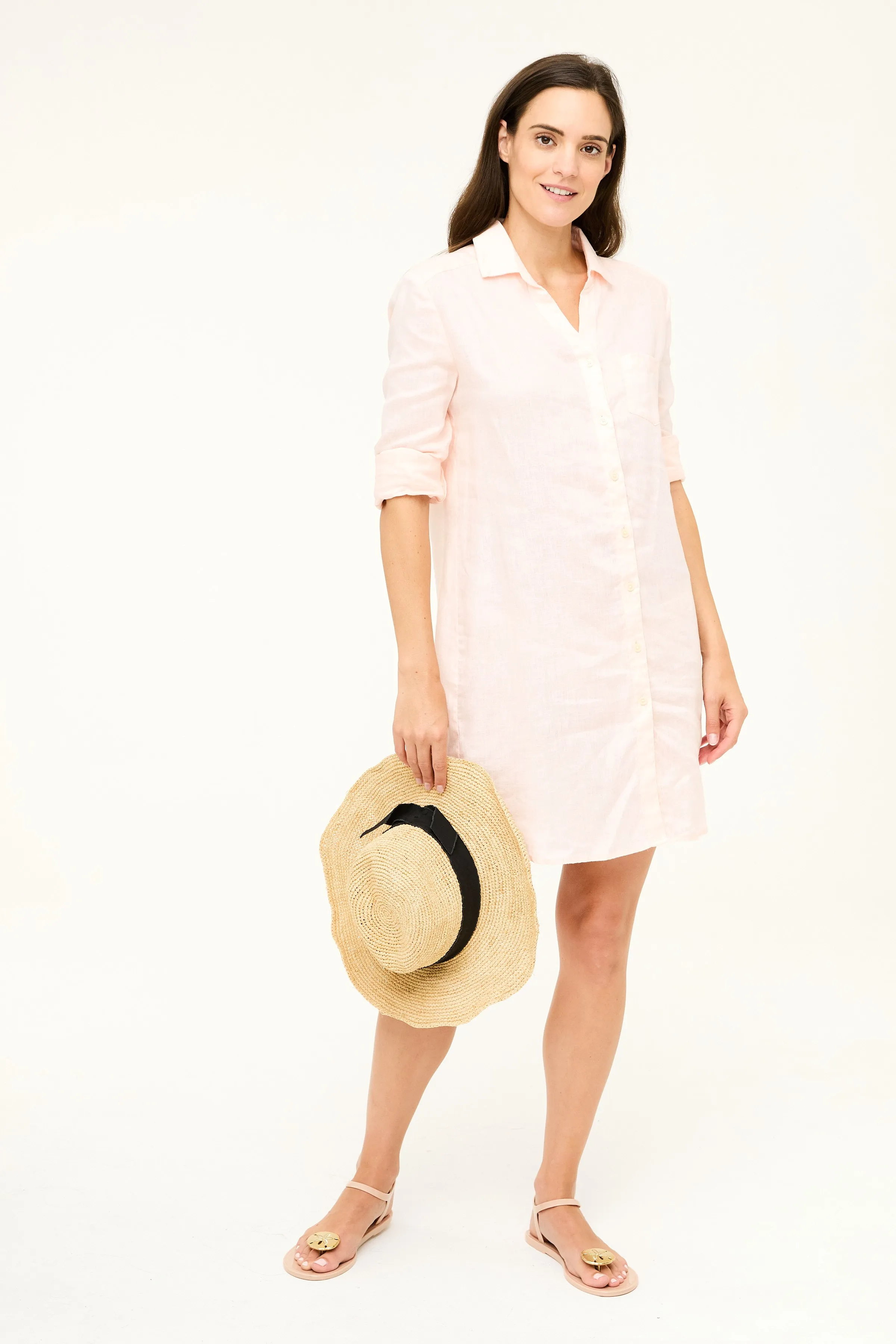 Rebecca Dress - Barely Pink
