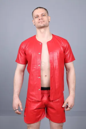 Red Leather Jersey