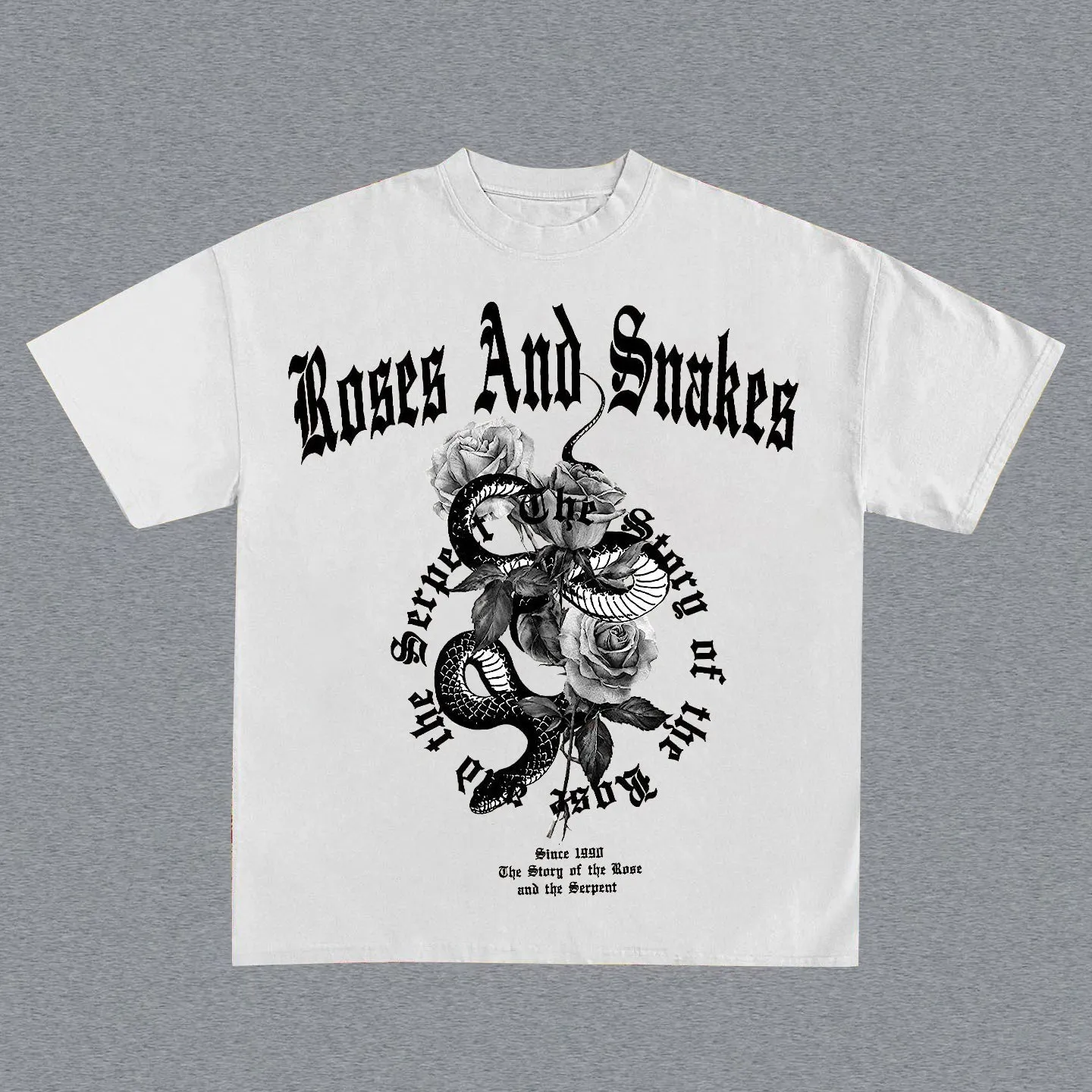 Retro casual fashion brand comfortable T-shirt
